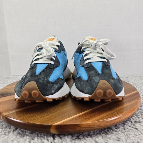 New Balance 327 Sky Blue Natural Indigo Casual Daily Fashion Sneaker Mens 9.5 D - Picture 4 of 13